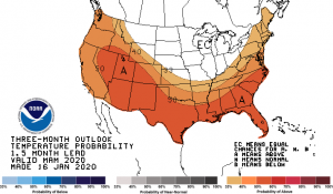 march april may temperature probability