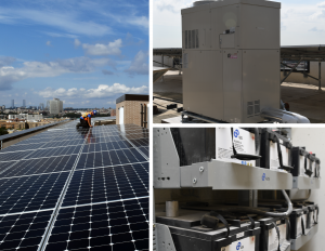 solar cogeneration and battery storage images
