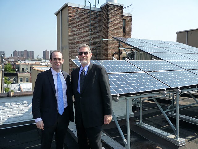 Jonathan Rose & Jeff Perlman at West 135th St Apartments in Harlem.