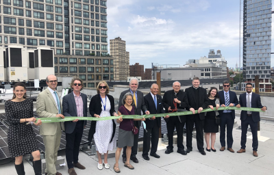 Catholic Charities Brooklyn and Queens' Laudato Si Corporation Ribbon-Cuttinng